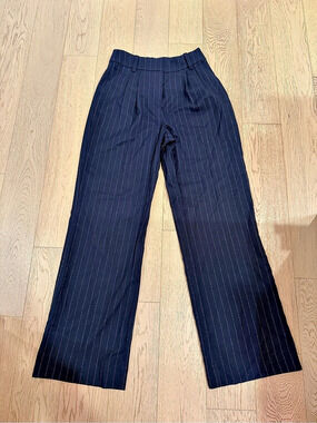 Favorite Daughter The Favorite Pant Wide Leg Pinstripe Pants Size 2